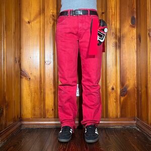 Levi’s 34x34 Y2K Red Jeans Straight Denim